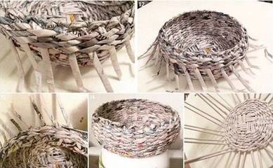 廢舊報紙巧變身，創意DIY點亮生活 從縫紉日用品到實用家居，附詳細教程